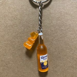 NEW Novelty Corona Keychain HANDCRAFTED